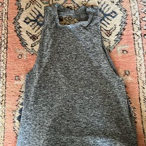 Beyond Yoga open back tank. Size XS. Gray